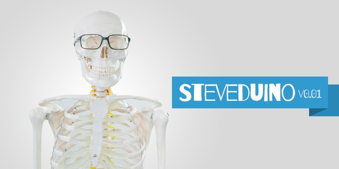 Steveduino - Arduino powered skeleton (Part 1 - PIR triggered LED eyes)