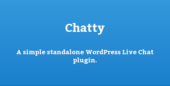 Chatty WordPress Plugin