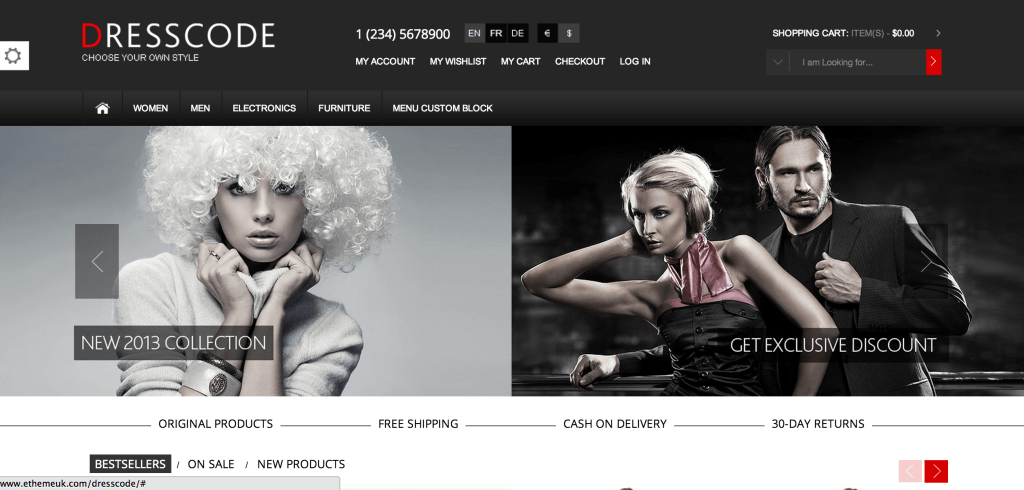 Dresscode Magento Theme