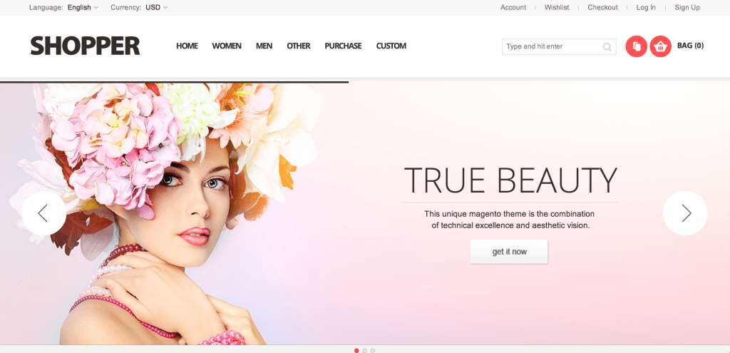 Shopper Magento Theme