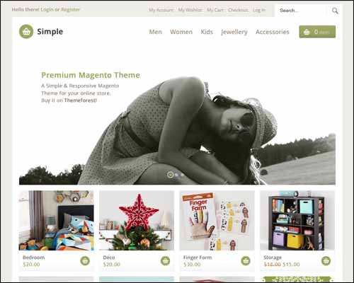 Simple Magento Theme