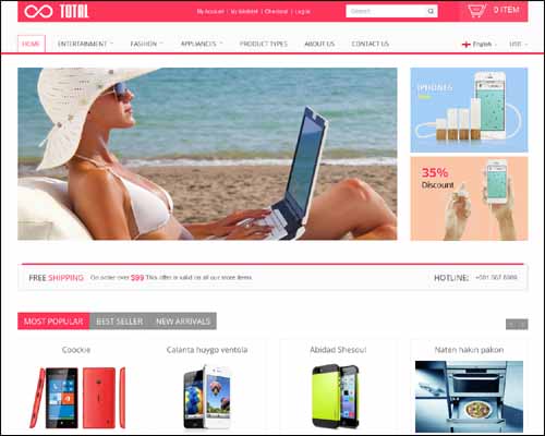 SM Total Magento Theme