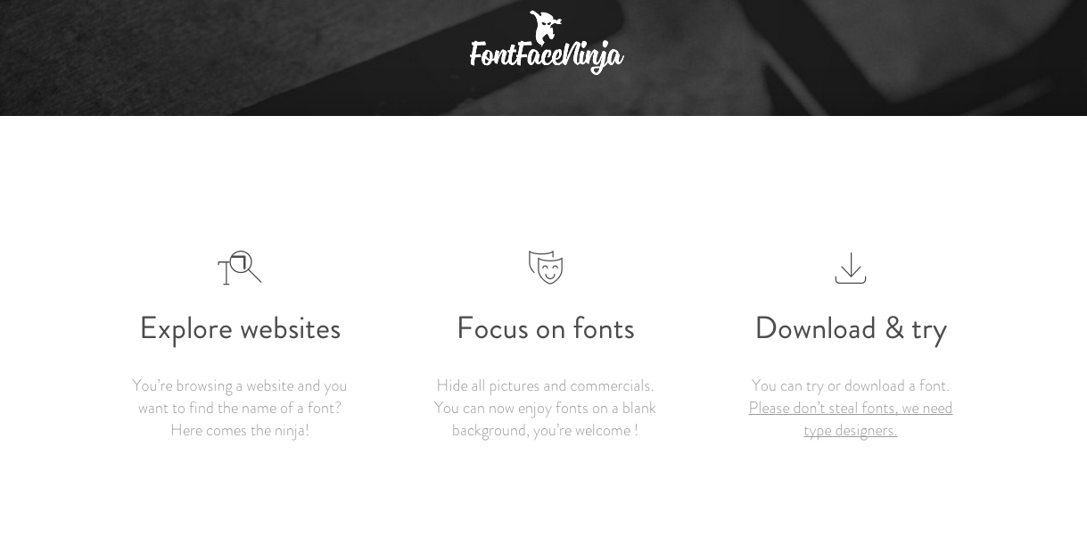 Font Face ninja