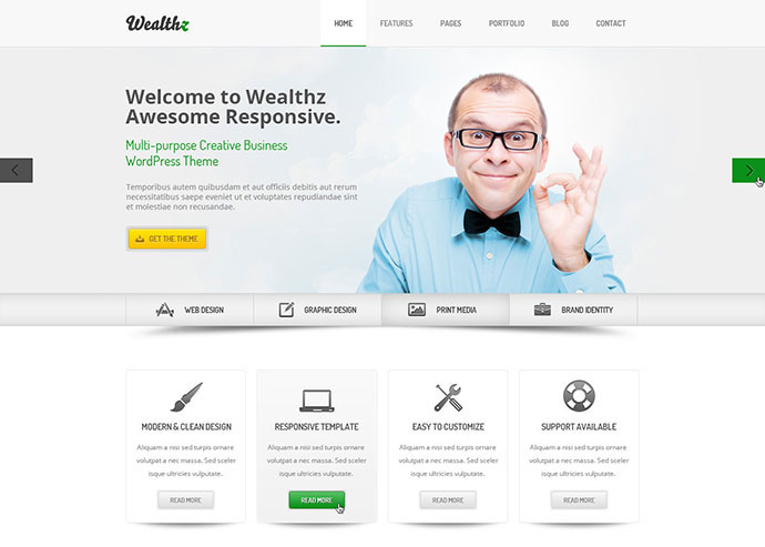 clean homepages