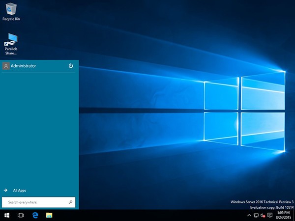 Windows 2016 - Start Menu returns..