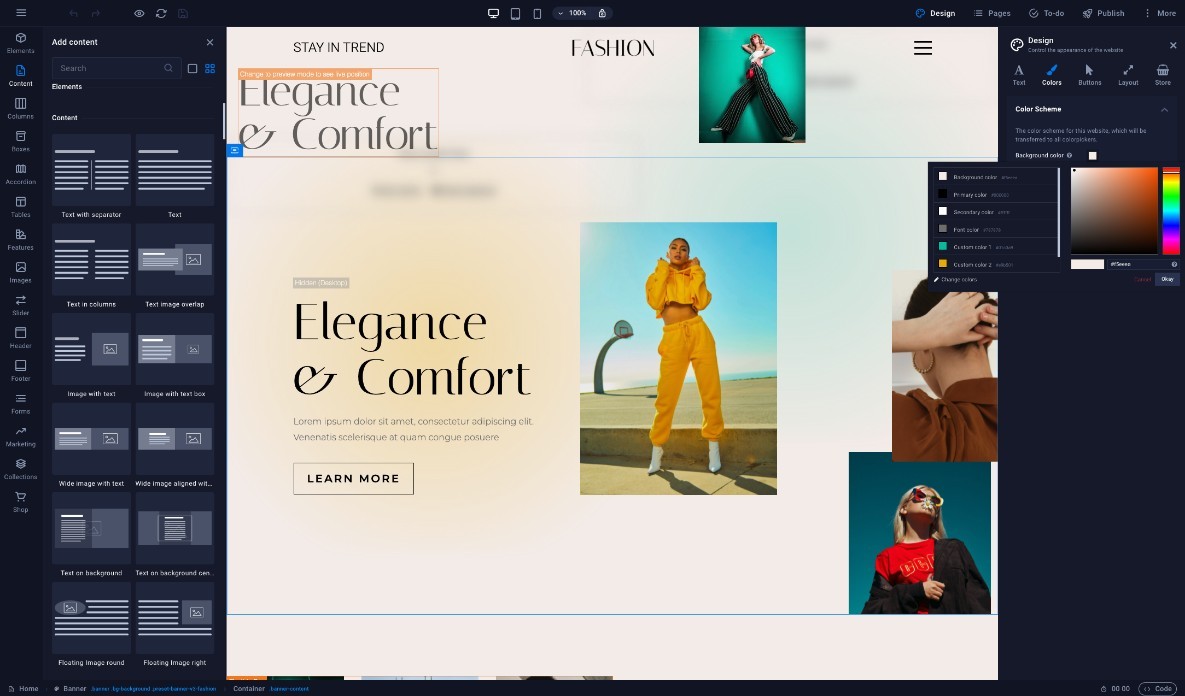 Sitejet Website Builder Default Page Image