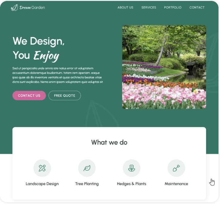 SitejetWebSiteBuilder_DreamGardenTemplate