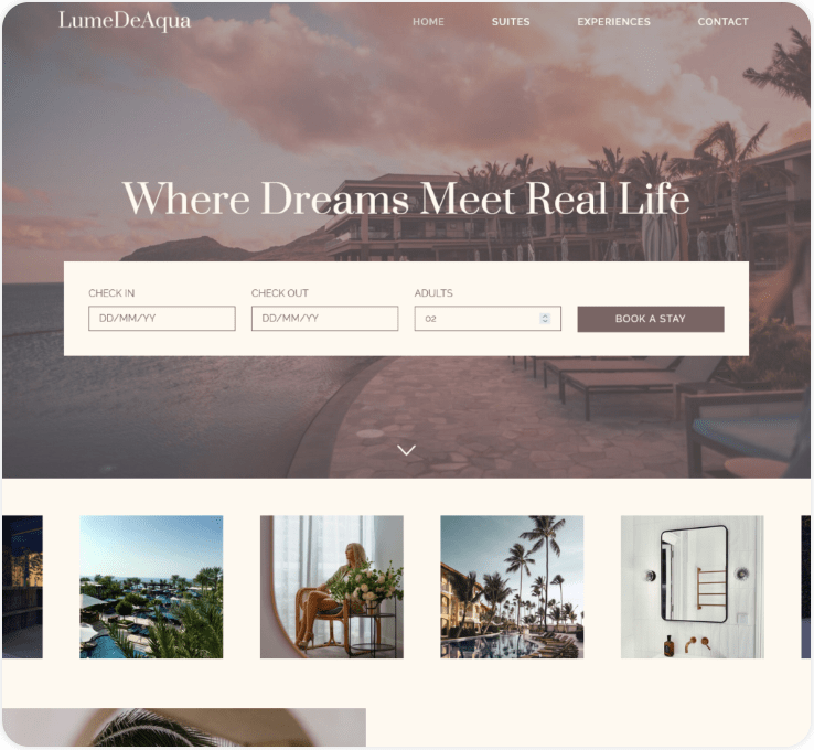 SitejetWebSiteBuilder_LumeDeAquaTemplate